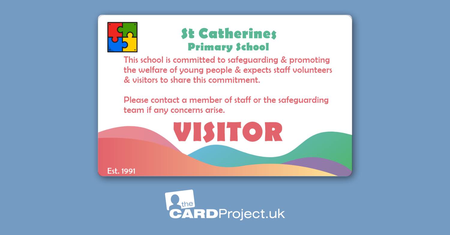 Primary School Jigsaw Puzzle Visitor Card